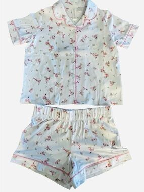 Joyspun Girls Pajamas Size XS (4/5) Floral